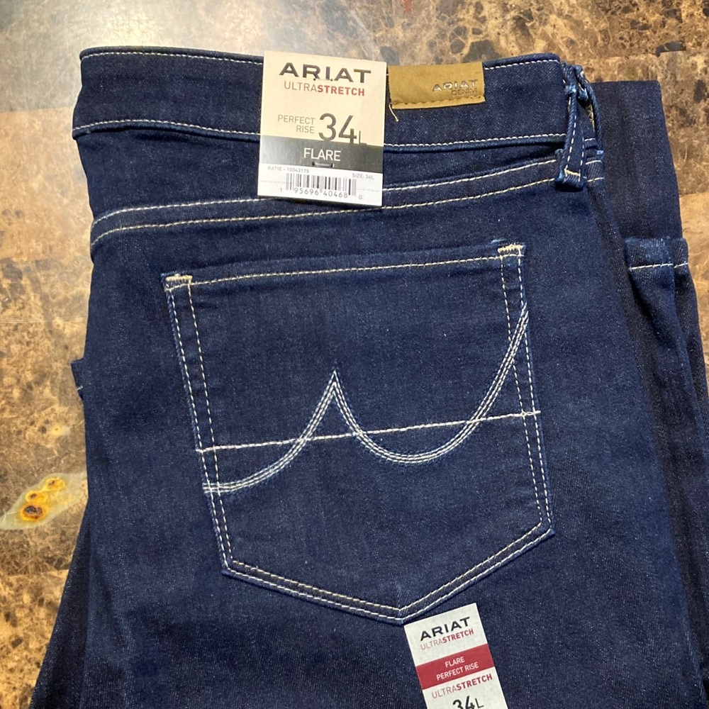 Ariat Women's Dark Blue Flare Jeans